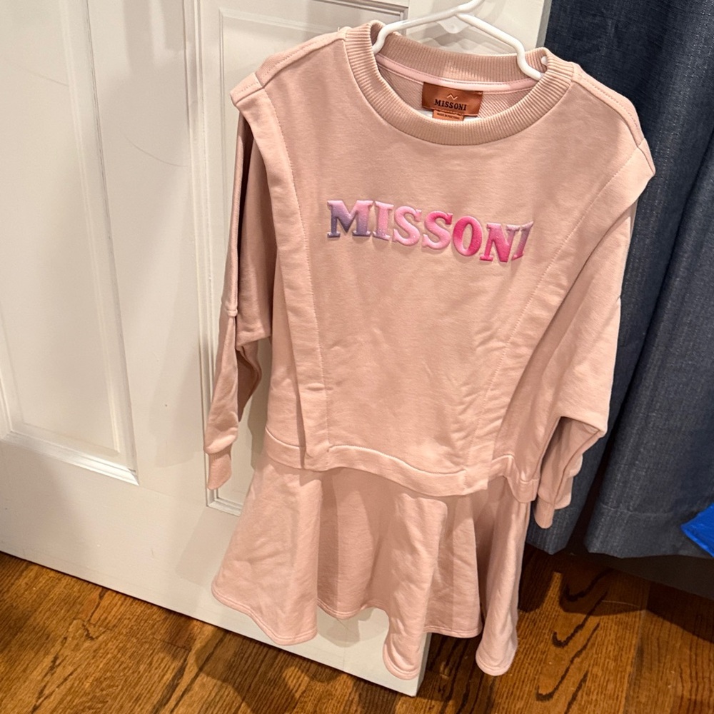 Missoni Light Pink Logo Dress